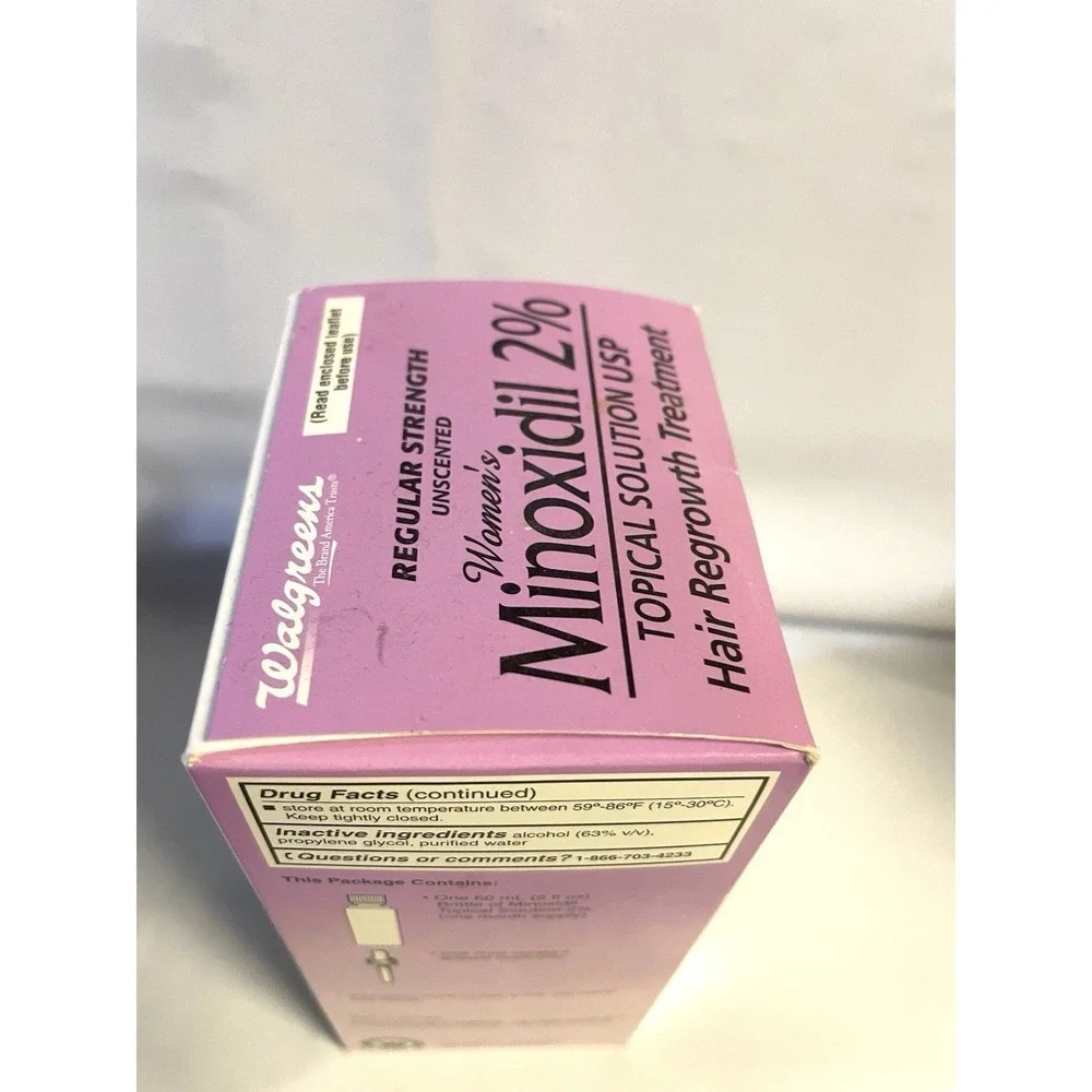 Vtg Walgreens Formula Hair Growth‎ hair growth serum 2% minoxidil